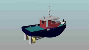 12m 800hp Aluminium Pusher Mini Small Tugboat for sale