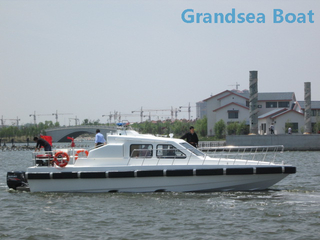 Grandsea 40-41ft FRP Fast Fire Rescue Boat with Outboard Engine for sale