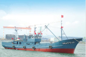 110ft/34m Steel Deep Sea Stern Trawler Fishing Ship with Freezer for Sale