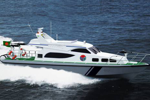45ft High Speed Coast Guard Fiberglass Patrol Boat for Sale