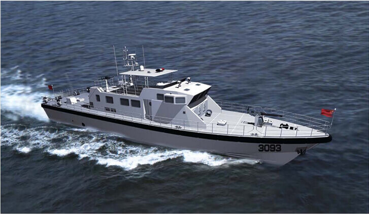 32m Fiberglass High Speed Patrol Boat- Buy Product on ...