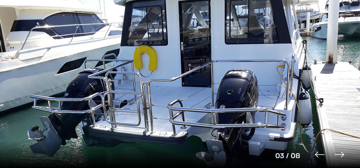 38ft Fiberglass Catamaran Water Taxi Passenger Boat for sale