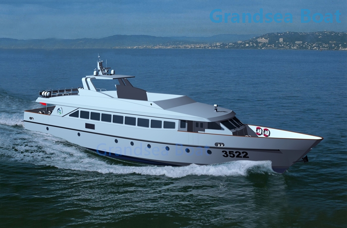 35m 200perons Aluminum Hull Fast Passenger Ferry Boat for Sale